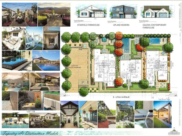 The Upland, the Stanfield, the Galena original plans